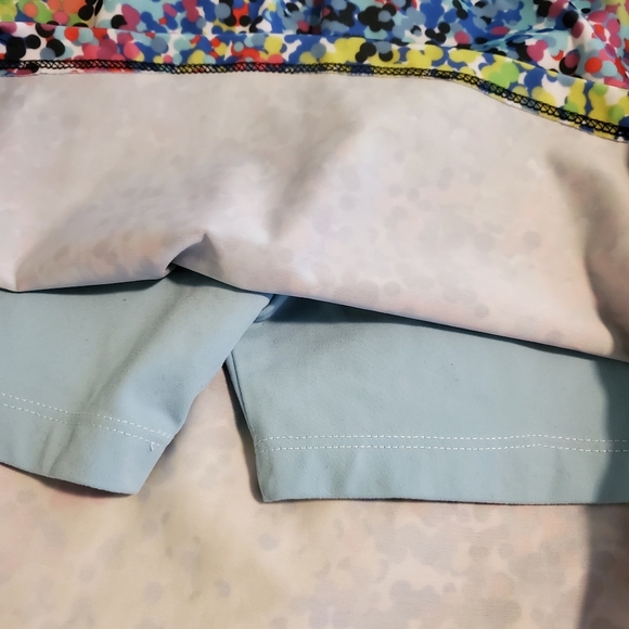 B SKINZ GOLF 15" SKORT WOMEN Small Multicolor Dots PERFORMANCE STRETCH - Picture 6 of 6